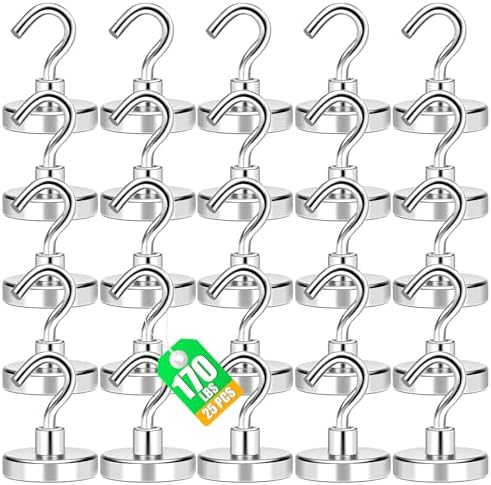 MIKEDE Magnetic Hooks 170Lbs Heavy Duty Magnets by MIKEDE