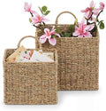 84ECO Set of 2 Seagrass Hanging Baskets by 84ECO