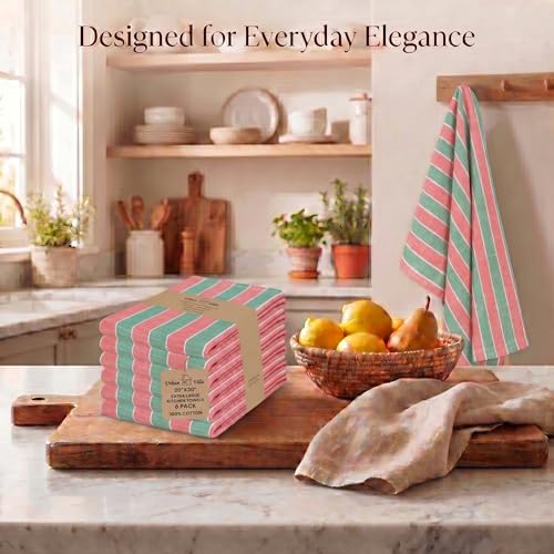 Urban Villa Kitchen Towel Cotton Dish Towels 20”x30” Christmas - Image 5