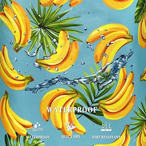 Banana Laundry Basket Oxford Cloth Foldable Hamper 18.9x16.5 Inch - Image 5
