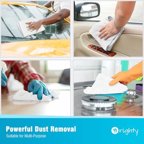 Orighty Microfiber Cleaning Cloth, Cleaning Rags, 24 Pack, 12x11 in - Image 6