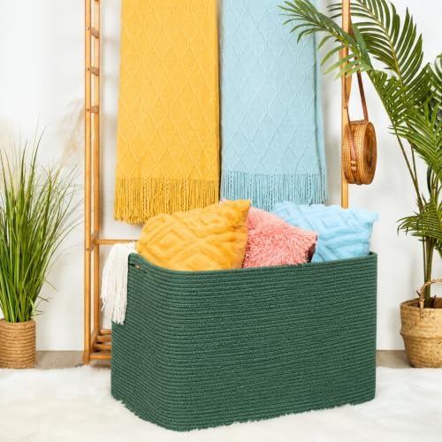 MINTWOOD Design 112L Extra Large Blanket Basket Holder Living Room, Dog Toy - Image 2