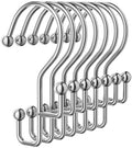 Goowin Shower Curtain Hooks, Anti-drop Metal Shower Curtain Rings Hooks by Goowin
