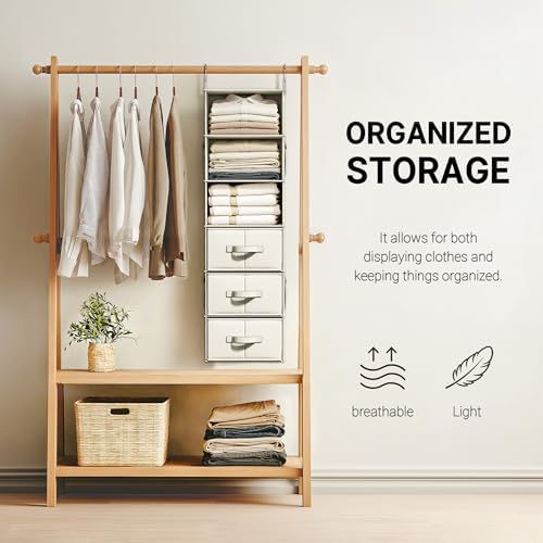 Vailando 6-Shelf Hanging Closet Organizer - Image 5