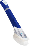 CELOX Dish Brush with Soap Dispenser, Soap Dispensing Brush with Handle by CELOX