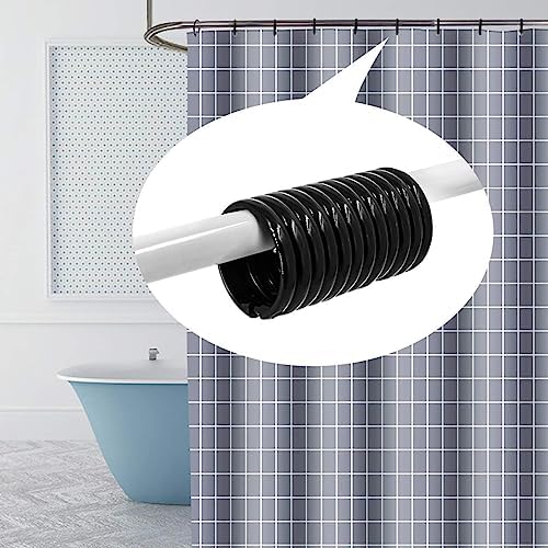 Shower Curtain Rings-24 Pack- Plastic O-Shaped Rings Hook Glide Easily on - Image 6