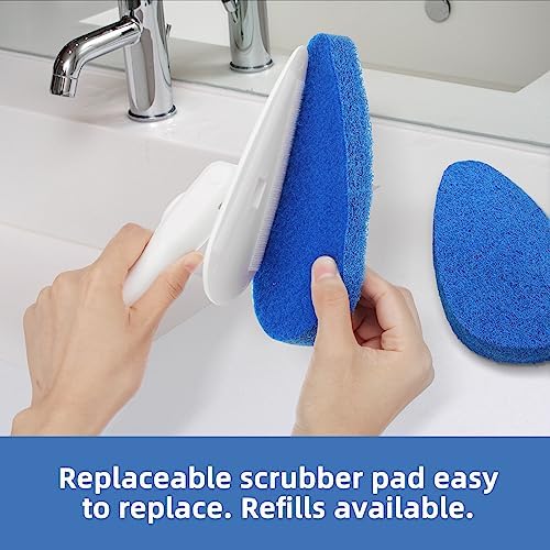 Qaestfy Shower Bathtub Tub Tile Scrubber Cleaning Brush - Image 3