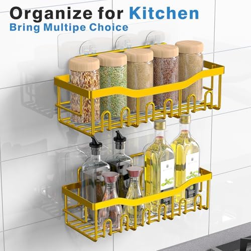 EUDELE Shower Caddy 2 Pack, Adhesive Organizer - Image 6