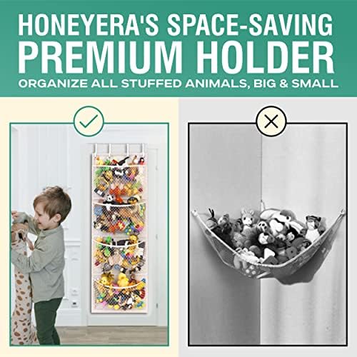 Honeyera The Original Storage for Stuffed Animals, Over Door Organizer for - Image 3