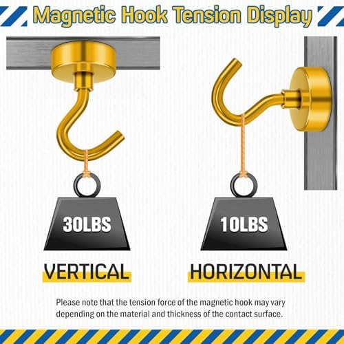 FINDMAG Magnetic Hooks, 30LB+ Magnetic Hooks - Image 6
