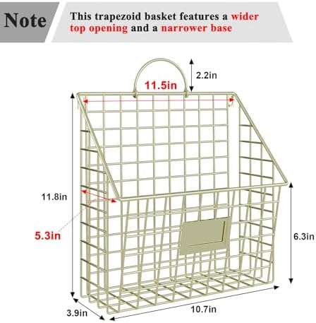 4 Packs Hanging Wall File Organizer - Image 4