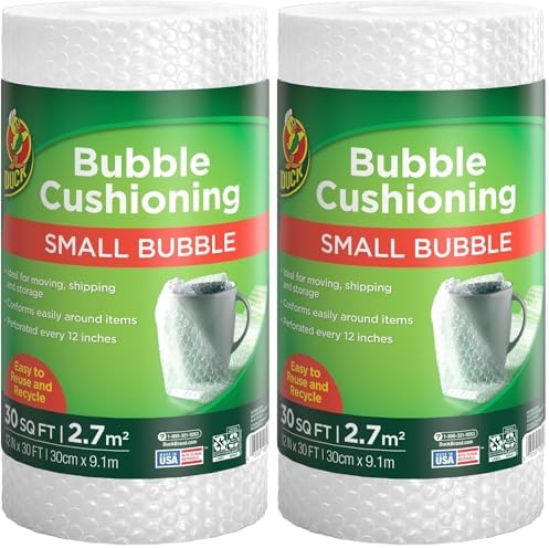 Duck Brand Small Bubble Cushioning Wrap by DuckBrand