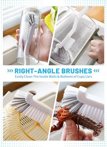 20Pcs Crevice Cleaning Brush Set, Hard Bristle Scrub Brushes - Image 6