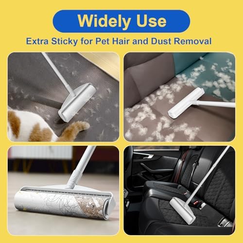 Large Lint Rollers for Floor Carpet, Sticky Floor Roller - Image 7