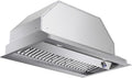 JOCO 30 Inch Range Hood Insert, 900 CFM Stainless Steel Built-In Kitchen Vent Hood, Convertible for Ducted or Ductless Installation, 4-Speed Knob Control, Model B02-30K