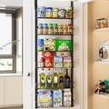 Delamu Adjustable Cabinet Door Organizer, 6 Tier Hanging Spice Rack by DELAMU