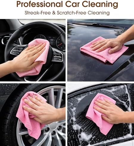 Microfiber Cleaning Cloth Roll, 100 Pack 12 x 12 Inch Tear Away Reusable Paper - Image 2
