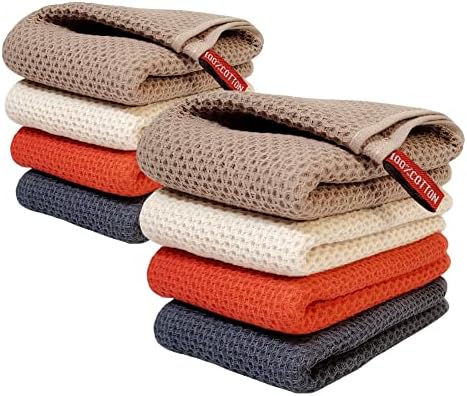 Kitchen Towels 100% Cotton Waffle Weave Dish Towel by Unknown