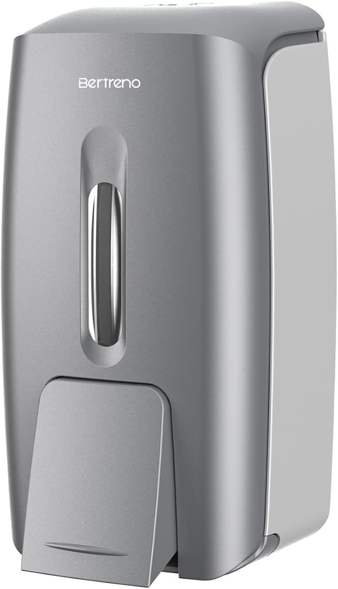 Commercial Soap Dispenser Wall Mount Manual Pump Hand Soap Dispenser 800ml Gel by Bertreno