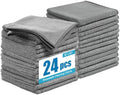 Microfiber Cleaning Cloth, 24 Pack by Tekswip