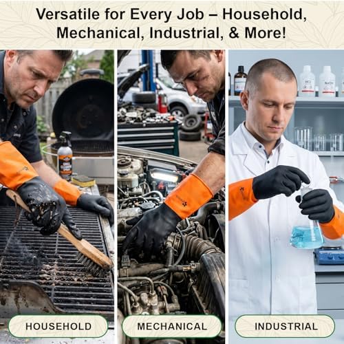 Gastody™ - Chemical Resistant Gloves, Heavy Duty Safety Work Gloves, Resist Acid - Image 4