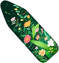 Nuxovilar Colorful Flowers Dark Green Ironing Board Cover 15x54 by Nuxovilar