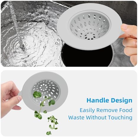 4 Pack Silicone Kitchen Sink Drain Catcher - Image 4