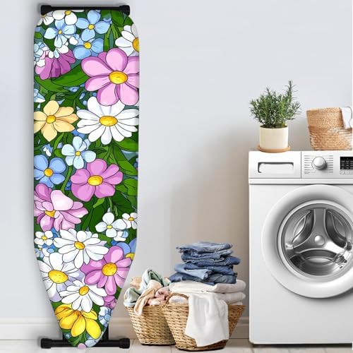 Nuxovilar Mixed Flowers Ironing Board Cover 15x54 Polyester - Image 3