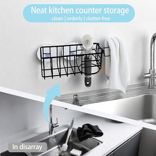Sponge Holder with Dish Cloth Hanger - Image 6