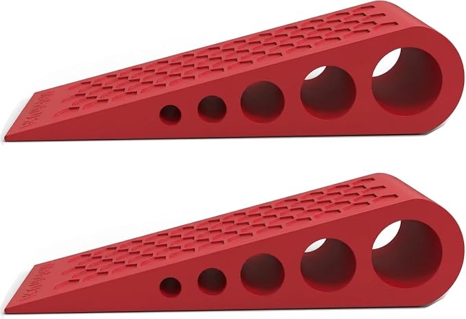 Door Stoppers for Bottom of Door Premium Floor Rubber Door Stop Wedge Made in - Image 2