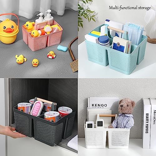 rejomiik Plastic Shower Caddy, Portable Shower Basket - Image 4