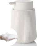 YAUKPH Striped Foaming Hand Soap Dispenser Beige | by KellyHome