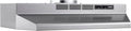 Broan-NuTone F4036SF 36-Inch Fingerprint Resistant Convertible Under-Cabinet Range Hood, 230 Max Blower CFM, 36", Stainless Finish with PrintGuard