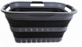 SAMMART 30L Collapsible 3 Handled Plastic Laundry Basket by SAMMART