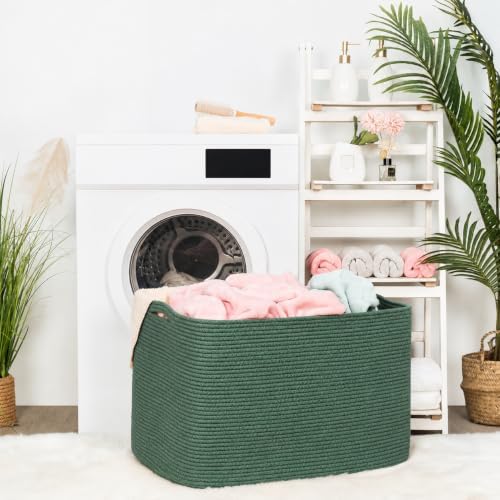 MINTWOOD Design 112L Extra Large Blanket Basket Holder Living Room, Dog Toy - Image 4