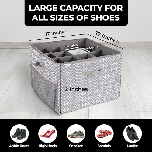 ALCOVA 2-Pack Shoe Organizer for Closet, Holds 32 Pairs - Image 4
