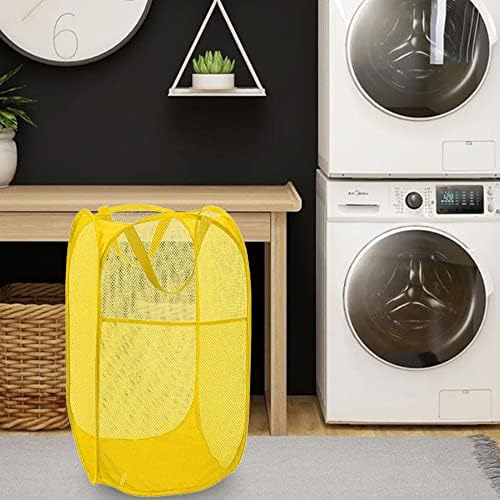 BATTOO Deluxe Strong Mesh Pop up Laundry Hamper Basket - Image 5