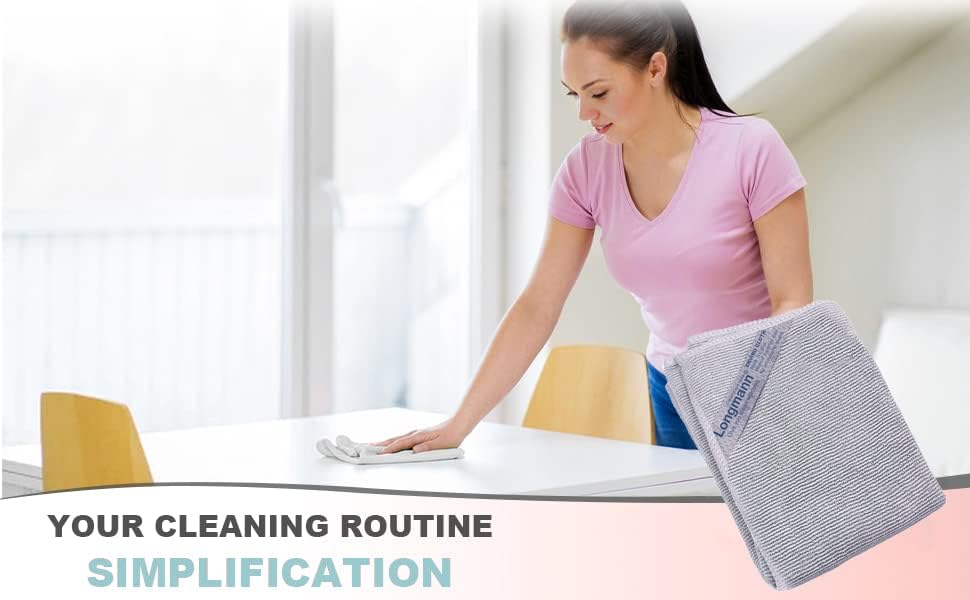 Longmann NΘrwex Window Cleaning Cloth, Glass Cloth, Cleaning Cloth, Streaks - Image 4