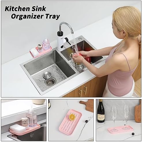 MicoYang Silicone Kitchen Sink Organizer Tray - Image 3