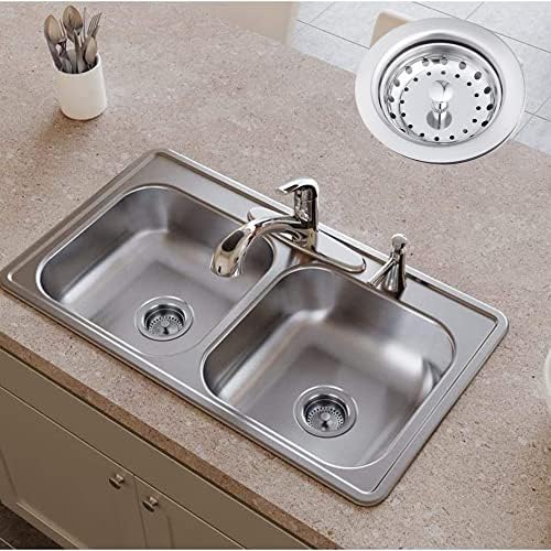 Artiwell 2-Pack Kitchen Sink Basket Strainer and Stopper, 3-1/2” Kitchen Drain - Image 5
