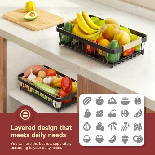 Sevenblue 3-Tier Fruit Basket - Image 6