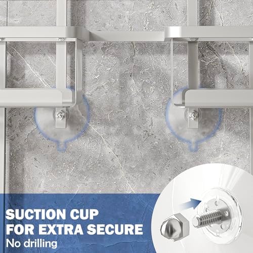 Aluminum Shower Caddy Hanging for Handheld Showerheads, Never Rust Shower - Image 4