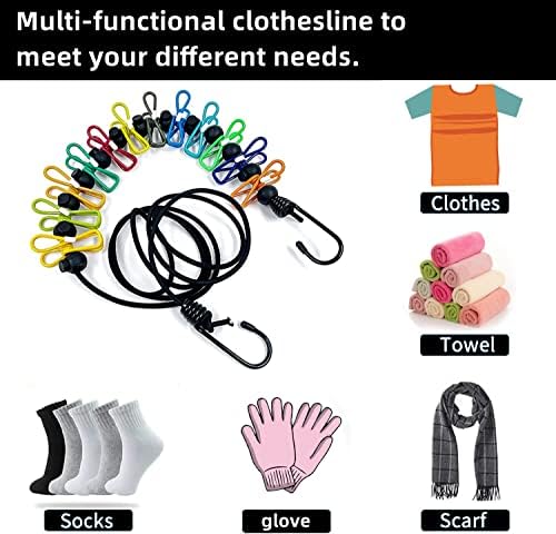 Clothesline，Retractable Portable Clothesline - Image 4