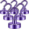 Neosmuk Magnetic Hooks for Cruise Cabins, 40lb Heavy Duty, 6 Pack by Neosmuk