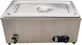 Commercial Electric Steam Table, 1200W 26Qt Full-Size Countertop Bain Marie Buffet Food Warmer, Electric Buffet Warmer Server for Parties, Restaurants, Caterings, 86℉-230℉ Temp Control
