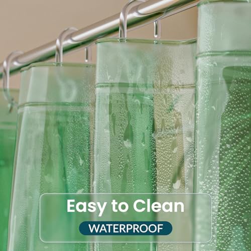 Titanker Shower Curtain Liner, Plastic Shower Liner PEVA 72 x 72 Lightweight - Image 3