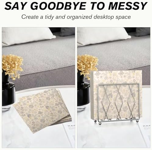 Napkin Holder for Table, 2 Pack Modern Metal Napkin Holders for Paper Napkins & - Image 4