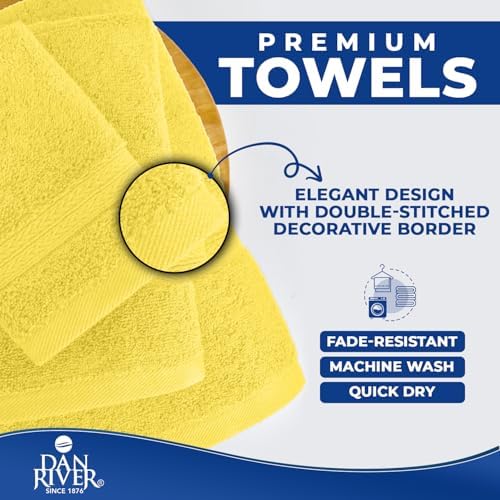 DAN River 8 Piece Luxury Bath Towels - Image 6