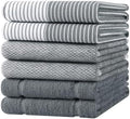 Homaxy 6 Pack Cotton Terry Premium Kitchen Towels, 18 x 28 in by Homaxy