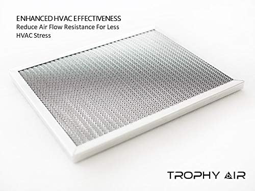 Washable & Reusable Electrostatic HVAC AC/Furnace Air Filter, Lasts a Lifetime, 6 Stage Permanent Air Filter, Healthier Home or Office, Made in The USA - Increases Airflow (16x24x1)